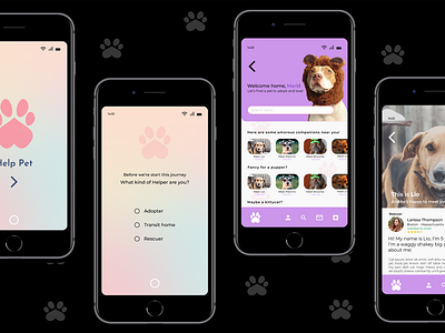 HelpPet - App Design - Pet App