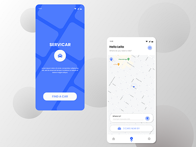 #DailyUI - Location Tracker App Design