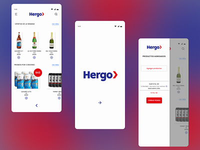 HERGO's App Design for Sellers app app design branding design graphic design icon logo typography ui ux vector
