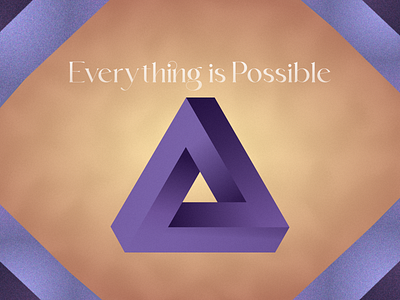 Impossible Triangle - Graphic Design - Gradients + Noise