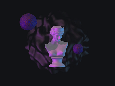 3D Design - Venus Bust - Fractals