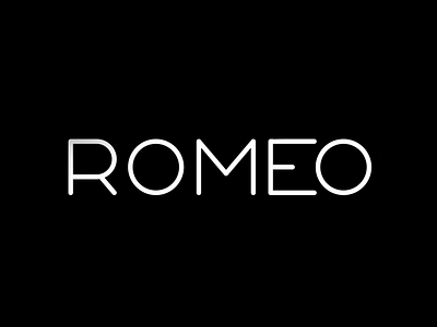 ROMEO Logo Design for male lingerie brand branding design graphic design icon illustration lingerie logo male lingerie romeo ui ux vector