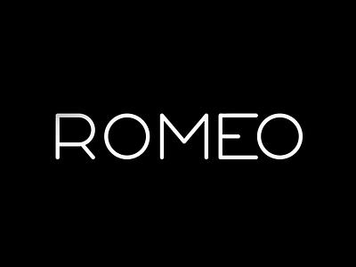 ROMEO Logo Design for male lingerie brand