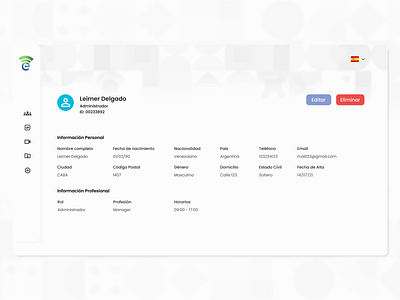 PalCare TeleHealth - Admin App Web Rework - Profile