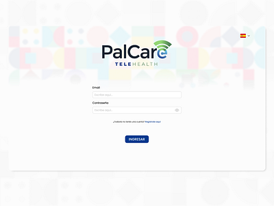PalCare TeleHealth - Admin App Web Rework - LOGIN
