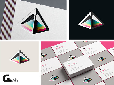 ATX Prism Logo branding design graphic design illustration logo vector