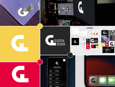 Glegital Redesign brand indentity branding design graphic design illustration logo redesign vector