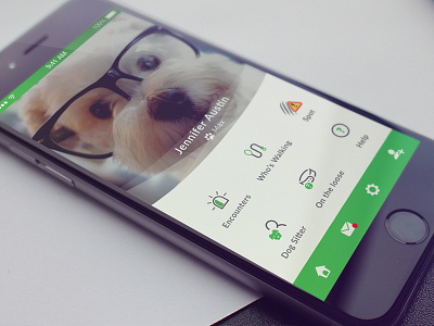 App for Dog Walkers app design dog ios pet ui ux walker