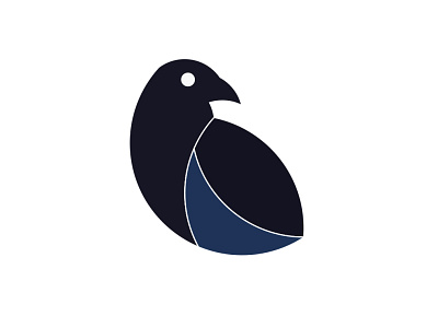 Crow Logo branding design icon illustration logo typography vector