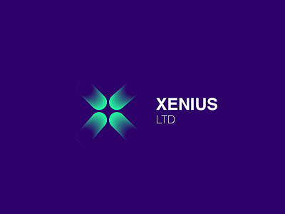 Xenius Id branding identity logo