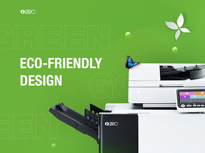 Eco Friendly Printing design eco minimal ui ux web website