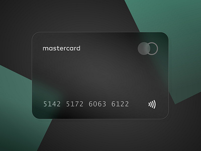 Glass Credit Card