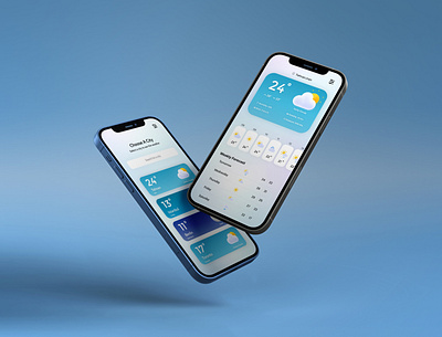 Weather Forecast App app design mobile mobile app ui uiux weather weather forecast