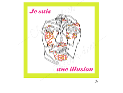 Je suis graphic design illustration vector