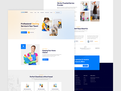 Cleaning Service Website agency cleaner cleaning app cleaning company cleaning landing page corporate cpdesign dashboard house keeping landing page maid mop office cleaning saas ui kit uiux web web ui website design