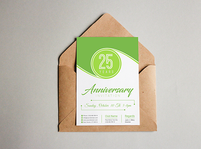 Anniversary Invitation Design anniversary invitation design branding creative design graphic design modern