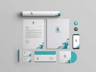 Stationery Design branding creative design graphic design modern stationery design