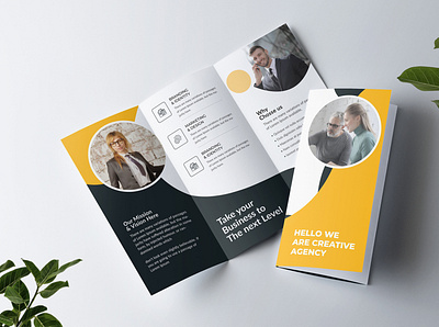 Tri-Fold Brochure branding creative design graphic design modern