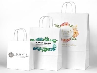 Shopping Bag Design branding creative design graphic design modern shopping bag design