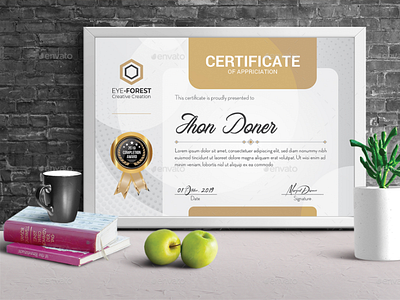 Certificate Design branding certificate design creative design graphic design modern