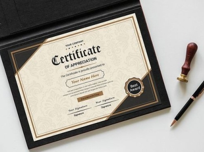 Certificate Design branding certificate design creative design graphic design modern