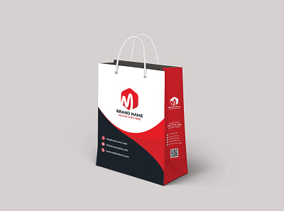 Shopping Bag Design branding creative design graphic design shopping bag design