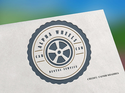 Alpha wheels 3d adobe illustrator ai alpha wheels animation branding business logo car car rental service car service design epic logo geometric logo graphic design illustration logo logo design typography vector