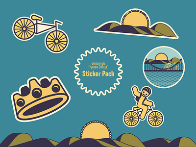 Sticker pack bike sticker pack stickers