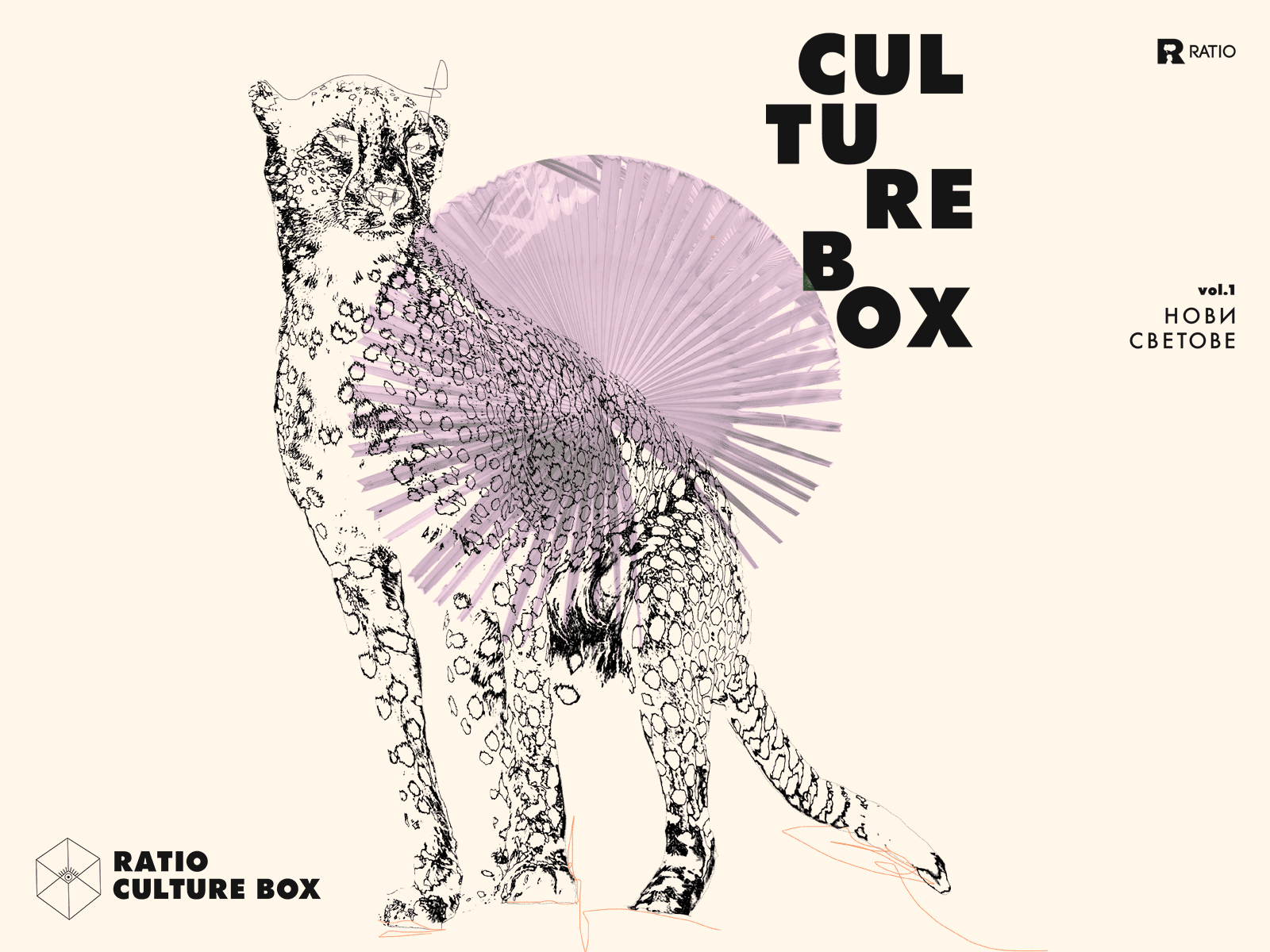 Culture Box vol.1 box cheetah collage culture culturebox photo collage ratio
