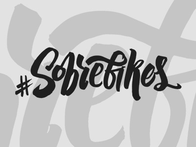 Sobrebikes brush calligraphy calligraphy pentel brush