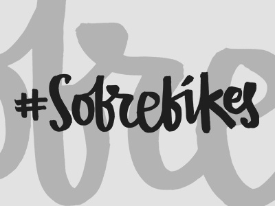 Sobrebikes brush calligraphy calligraphy pentel brush