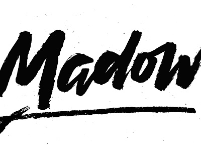 Madow brush calligraphy calligraphy pentel