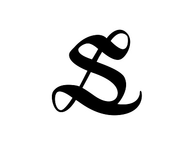 SL2 calligraphy lettering sl vector
