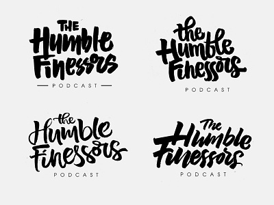 The Humble Finessors brush calligraphy calligraphy pentel pentel brush