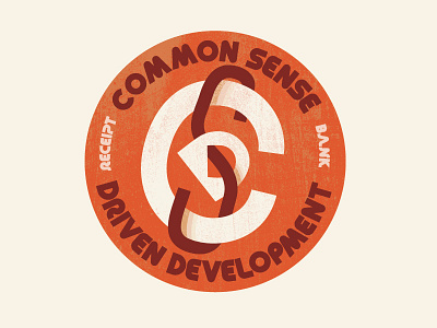 Common Sense Driven Development receipt bank sticker wip