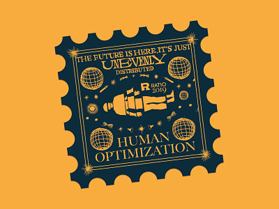 Human Optimization sticker human sticker