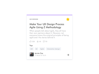 Card design card ui ideaboard news feed