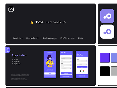 TVPal UI/UX Mockup