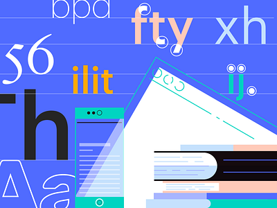 Web Typography Tips article blog design illustration tutorial type typo typography vector