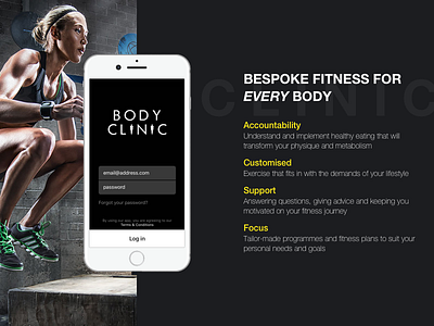 App Promotion app branding fitness logo mobile promotion shot sport typography ui ux