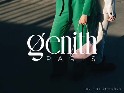 GENITH_PARIS branding casual challenge chic clothes design fashion glamour graphic design icon illustration logo luxe luxury modeling paris thebadboys typography vector