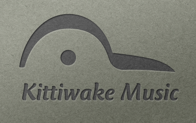 Kittiwake Music branding logo texture ui web design