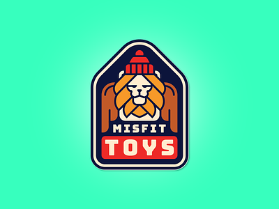 Misfit Toys Team Logo beanie lion logo misfit moonracer rudolph yukon