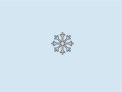 The winter is coming christmas cold crystal ice icon illustration snow winter