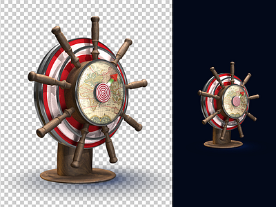 Wheel & Compass icon /redesign