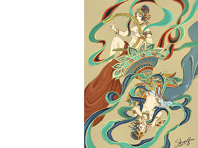 inspired by Dunhuang murals