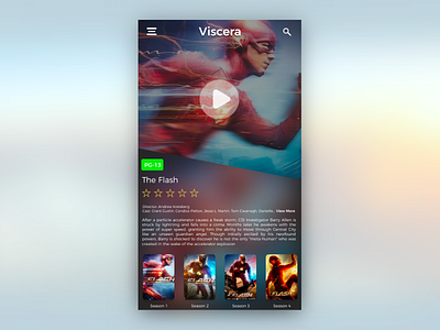 Project: Viscera app media ui video