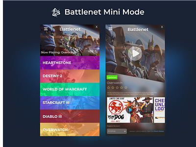 Battlenet Mini Mode