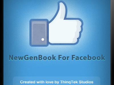NewGenBook for iPhone Splash Scren facebook iphone newgenbook