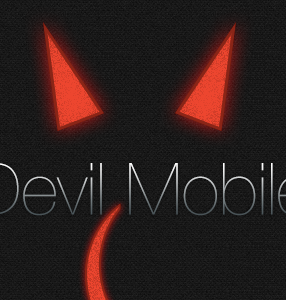 Devil Mobile Logo devil mobile logo